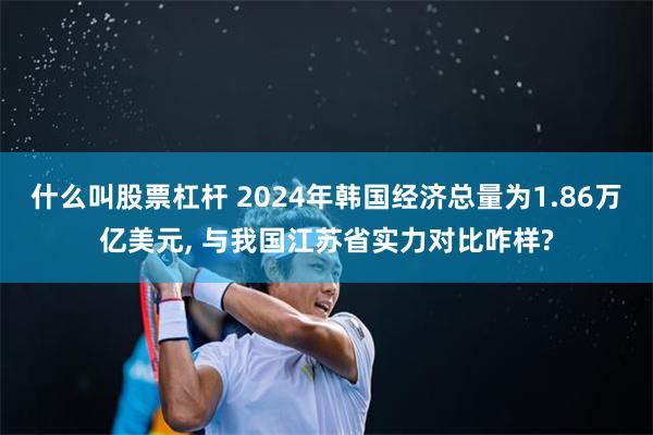 什么叫股票杠杆 2024年韩国经济总量为1.86万亿美元, 与我国江苏省实力对比咋样?